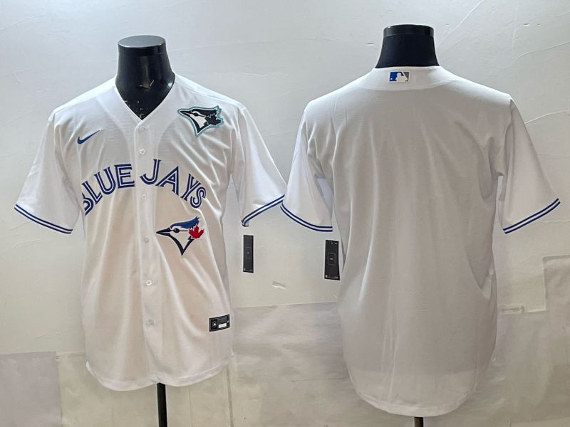 Men 2025 Toronto Blue Jays Blank White Game Nike MLB Jersey style 04->toronto blue jays->MLB Jersey